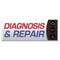 Signmission Diagnosis & Repair Banner Concession Stand Food Truck Single Sided B-120-30042 - alternate 1